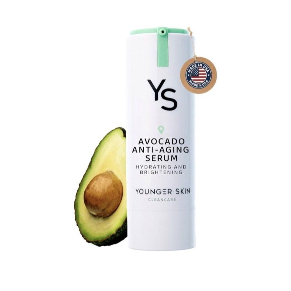 Younger Skin Avocado Anti-Aging Serum Hydrating Wrinkle Reducer Brightening